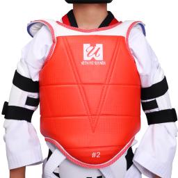 Conjunto de roupas masculinas e femininas de karatê, Taekwondo, Peito Protetor, Costas, Artes Marciais, Sparring Gear, Fitness Kids, Infantil - Image 1