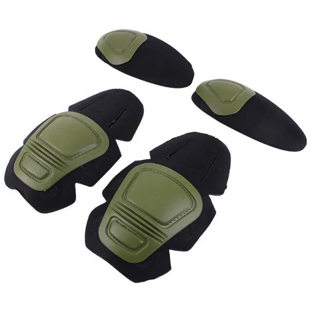 Protetores de Joelho e Cotovelo para Paintball - Equipamento Tático para Uniformes de Combate G2, G3 e G4