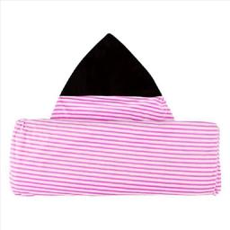 Surfboard Sock Cover para Surfboard Protector Bag, rosa e branco Stripe Organizer, 6ft - Image 3