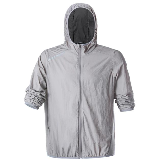 Jaqueta Masculina Ultraleve Impermeável com Capuz para Atividades ao Ar Livre, Caminhadas e Pesca Verão