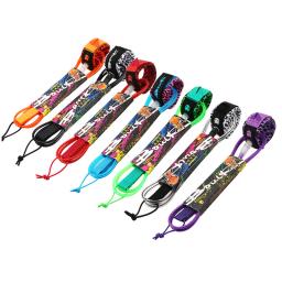 Surfing Pé Leash, Corda Surf Leg, Swivels inoxidáveis, Longboard Pé, TPU, 7mm de espessura, 6ft, 8ft - Image 1