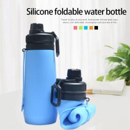 Garrafa De Água Dobrável De Silicone Criativo, Multi Color, Adequado para Esportes Ao Ar Livre, Moda, 750ml - Image 1