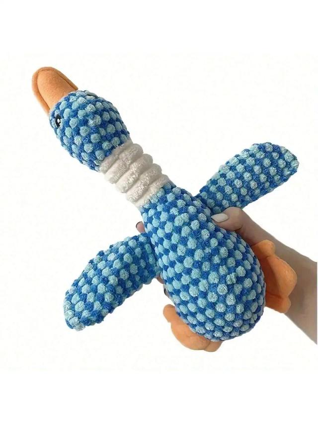 Conjunto de Brinquedos de Pelúcia em Forma de Pato para Cães com Tapete Snuffle e Sons de Mastigação, Acessórios para Filhotes