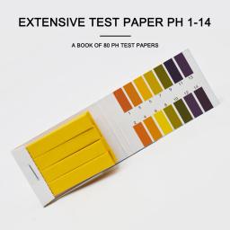 PH Test Strips for Aquarium, Cosmetics Soil Acidity Test Strips, Measuring Tool, 1 a 14 Cosmetics, 80Pcs - Image 4