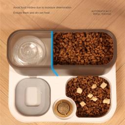 Dispensador automático de alimentos Cat, grande capacidade 2 em 1 pet suprimentos, alimentador Cat, tigela à prova de umidade - Image 2