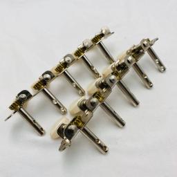 Cabeças de máquina para guitarra, 10 cordas, Bajo Quinto e Charango Cordas, botões cromados coloridos e brancos - Image 2
