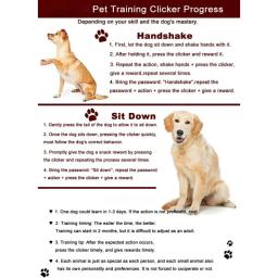 Pet Training Clicker com Correia, Clipes De Treinamento De Cães - Image 6
