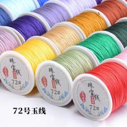 Fio wade poliéster para fazer joias, 45m, 0.8mm, fio para iding, pulseiras e colares, corda para artesanato, faça você mesmo - Image 1