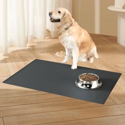 Esteira antiderrapante para alimentos para animais e tigela de água, esteira antiderrapante para comida de cachorro e tigela de água, dispensador quick dry - Image 1