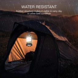 LED recarregável Camping Lantern, Power Bank, impermeável, lanterna para caminhadas, emergência, casa, ao ar livre, novo, 3000mAh - Image 4