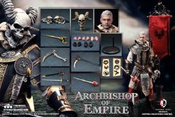 Figuras de Coleção Cavaleiros Medievais, Armadura Medieval, Modelo de Brinquedo, Série Pesadelo COOMODEL, NS017, 19, ARCEBISPO DE EMPIRE, 1:6, Em Stock - Image 5