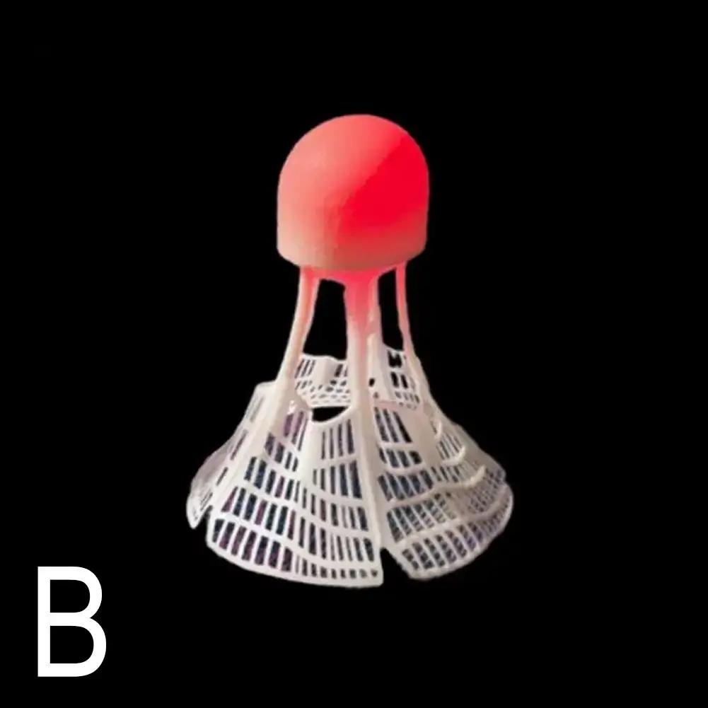 Bola luminosa Windproof Badminton, Super durável e inquebrável, Bola de nylon brilhante fluorescente exterior com luz - Image 1