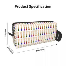 Fagote Reeds Rainbow Makeup Bag Organizador de cosméticos Kit Dopp de armazenamento Saco de higiene pessoal para mulheres Estojo de lápis de viagem beleza - Image 2