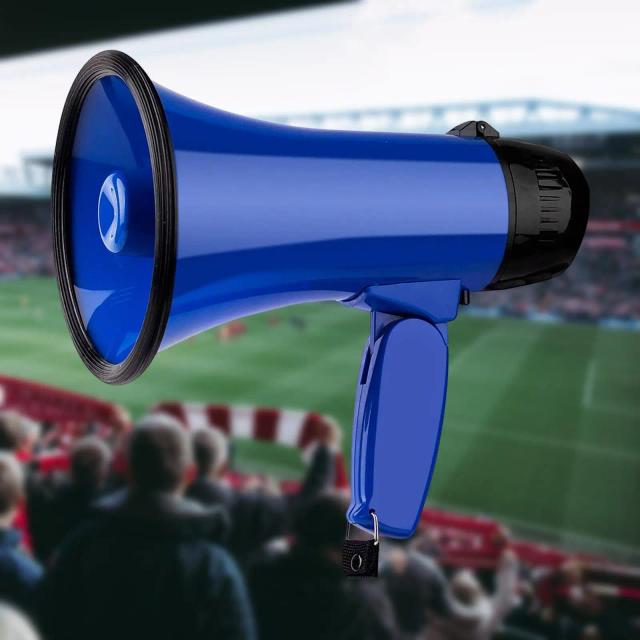 Megafone Portátil com Gravação de Voz e Alarme Leve para Futebol e Beisebol