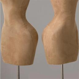 Arte de pano de costura completa manequim para mulheres feminino Display Frame, metade do corpo, vestido Plus, modelo obeso adereços 2 estilo, E040 - Image 5