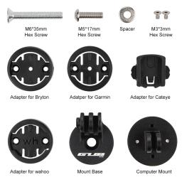 Suporte de montagem de tampa superior da haste da bicicleta com 4 adaptadores leve ajustável compatível com Wahoo Bryton Igps - Image 4