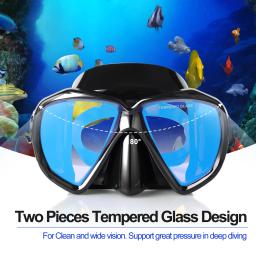 EXP VISION Máscara De Mergulho Profissional, Snorkeling e Máscara De Mergulho Livre, Máscara De Mergulho Adulto com Óculos Temperados - Image 4