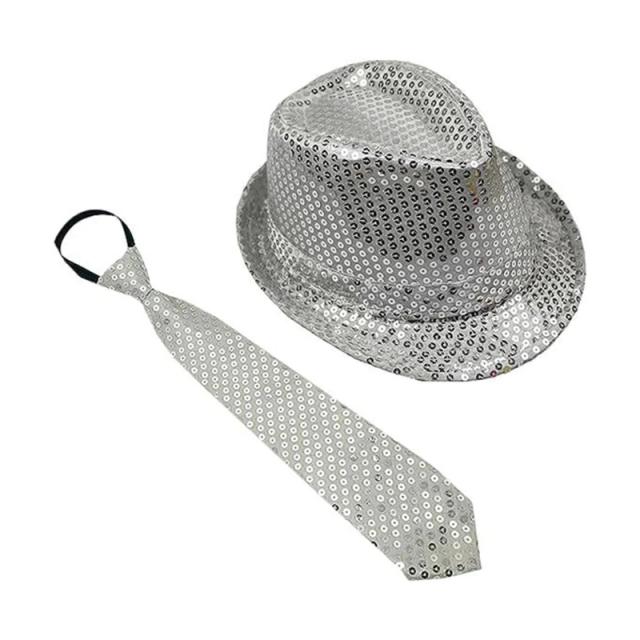 Chapéu de Festa Cintilante com Lantejoulas para Carnaval e Decoração de Eventos