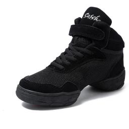 Sapatos De Dança Para As Mulheres Jazz Shoes Meninas Esportes Tênis Das Senhoras Sola Macia Respiração Dança Moderna Respirável Dança Leve - Image 3