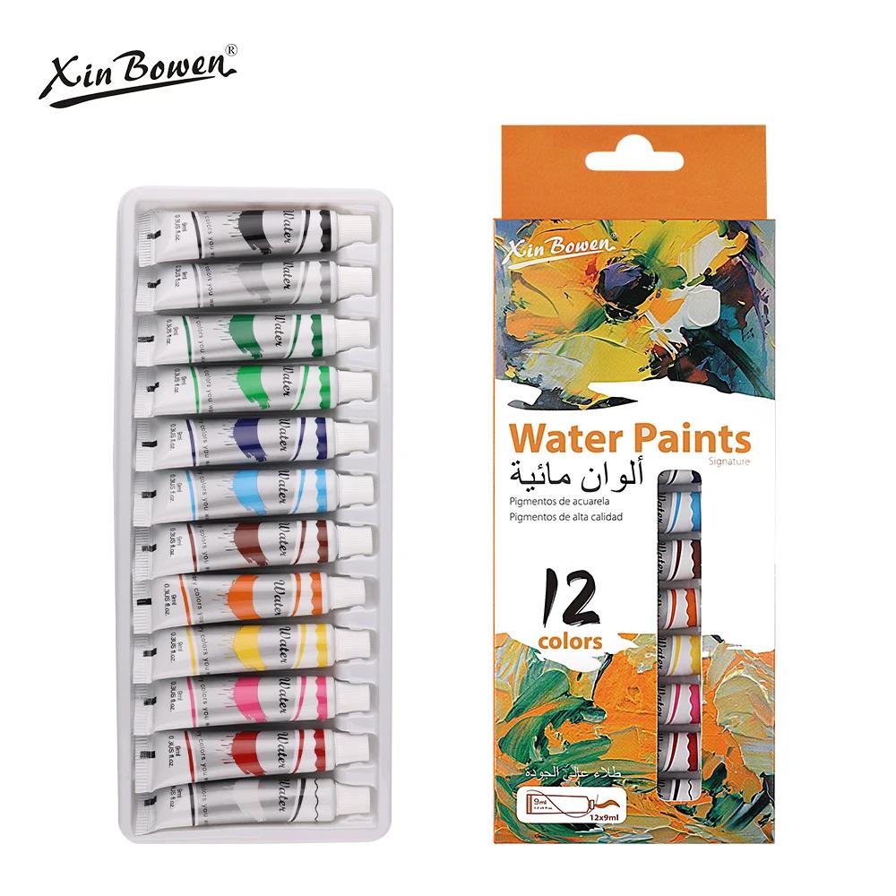 Pigmento aquarela para arte estudantil, arte graffiti desenhada à mão, atacado, 9ml, 12 cores - Image 5