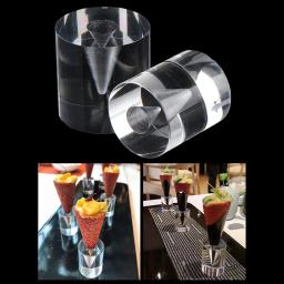 1 pçs suporte de sorvete acrílico cupcake sorvete cones suporte para festa de casamento buffet exibição ferramenta de sorvete - Image 3