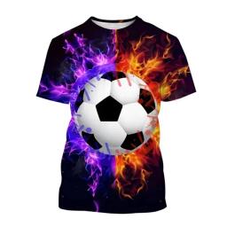 Camiseta gráfica de futebol masculino, extragrande, gola redonda, camiseta de manga curta, casual, estilo esportivo, tendência, moda, verão - Image 5