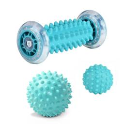 Rolo massageador de pés, bola de massagem, massageador manual para fascite plantar, costas, pernas, braço, massagem, saúde - Image 1