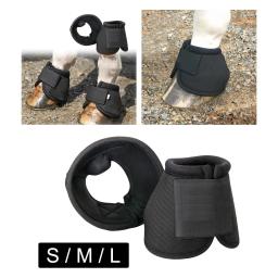 Longa duração cavalo sino botas, Par de equipamentos equestres, Resistente a rasgos - Image 3