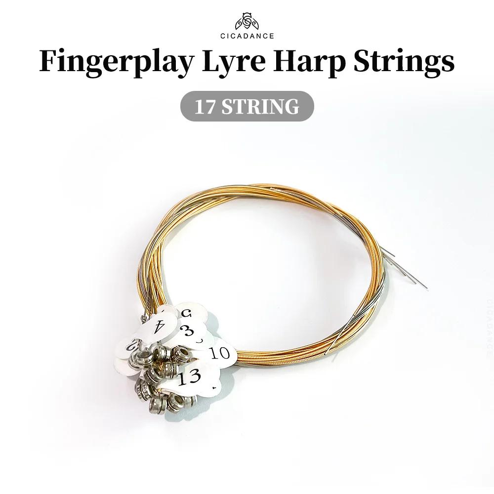 Cordas De Substituição Cordas De Latão Conjunto Adequado Para Hluru 17/31 Cordas Fingerplay Lira Harpa Acessórios Para Instrumentos Musicais - Image 1