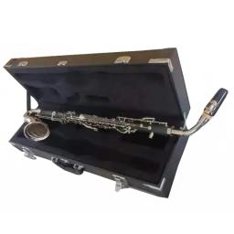 Saxofone Alto e B, Baquelite, Chaves Banhadas a Prata, com Estojo, Alta Qualidade Frete grátis - Image 1