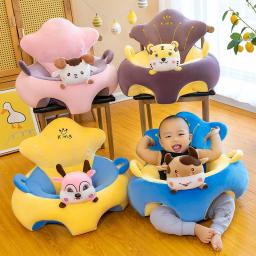 Baby Sofa Support Seat Cover, confortável cadeira de pelúcia, Toddler Nest, Puff Wash, sem berço de recheio, Aprenda a sentar - Image 3