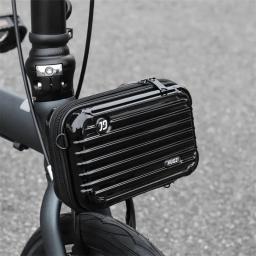 Muqzi saco de armazenamento dianteiro da bicicleta saco para brompton dobrável saco transportadora bloco frente transportadora adapte acessórios ciclismo - Image 5