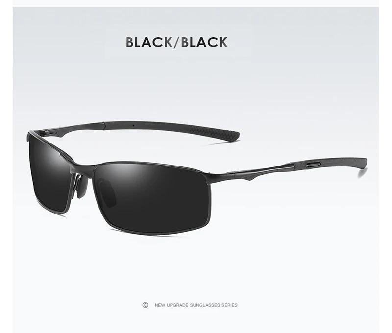 Óculos de sol polarizados masculinos de alta qualidade para esportes ao ar livre condução pesca óculos de sol armação de metal gafas de sol hombre - Image 1