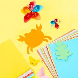 100 folhas/pacote origami papel dupla face cor origami diy kit para artesanato crianças adultos atividade aniversário presente de natal - Image 5