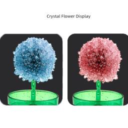Criativo Criativo Cristal Árvore Ciência Experiment Set, DIY Flor Shaped, Fun experimento pai-filho - Image 4