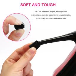 Tampas antiderrapantes para mulheres, rolhas de salto destacáveis, protetores de salto alto, plug silenciador, acessórios de sapato à prova de choque, 2 peças - Image 5