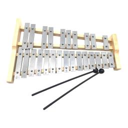 Xilofone profissional compacto com balizas, 25 chaves Glockenspiel, presentes portáteis para crianças e adultos, moldura de madeira, instrumento musical - Image 6
