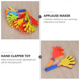 Noisemaker Hand Clappers Brinquedos para crianças, Cheering Props, Hands Clapping, Concert Party Favors, Crianças, 24pcs - Image 4