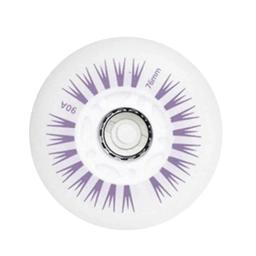Luz LED piscando polia rodas de rolo, patinação de velocidade em linha, deslizando luz LED, 76mm - Image 6