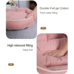 Lavável grande cão canil cama, Pet camas para cães, Home Dog Bed Supplies, Acessórios de tapete de pelúcia, Underpad Bedding - Image 5
