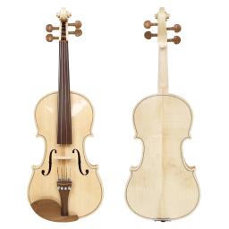 Iniciante Maple Tiger Stripe Set, violino profissional, ombro resto, Mudo Rosin Peças, Tuner com caso Bow, 4 a 4 - Image 2