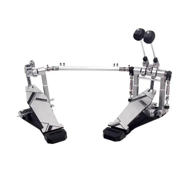 Kit de Bateria Profissional com Pedal Direct Drive, Instrumentos de Percussão Removíveis e Acessórios Inclusos