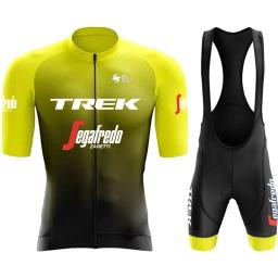 Conjunto de roupas masculinas de ciclismo, roupa esportiva, jaqueta, traje gel Sportswear, roupas, calças, uniforme de bicicleta de estrada TREK - Image 5