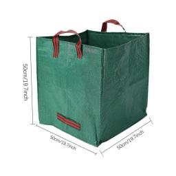 Reutilizáveis Quintal Lixo Sacos, Folha Sacos, Recortes de jardim, Colheita Palha Sacos, Grande Capacidade, 125 L, 270L - Image 6