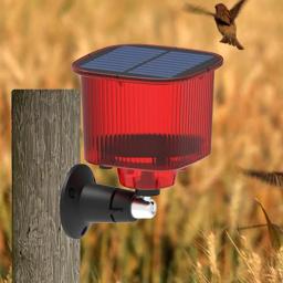 Animal selvagem Solar Repeller com luz intermitente, dissuasor, som e luz alarme, repelente para exterior - Image 4