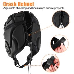 Anti-crash e Antifall cabeça proteção capacete, chapéu respirável, futebol e futebol goleiro chapelaria, rugby e esqui equitação - Image 2
