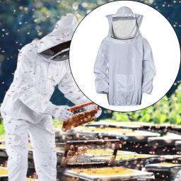 Terno profissional Farm Keeping Smock, Terno de apicultura com esgrima, Roupa para apicultor, Iniciantes apiaristas - Image 3