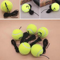 Bola profissional do treinamento do tênis com corda elástica, bolas da prática, corda portátil, repercussão, C6P2 - Image 4
