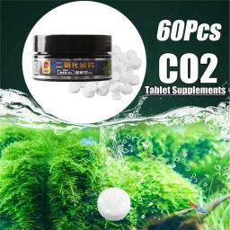Fertilizante Efervescente Do Aquário, CO2 Dióxido De Carbono, Fish Tank Nutrição Tablet, 60Pcs por Garrafa - Image 4