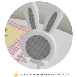 Ajustável rosa desktop titular do telefone celular, adorável coelho suporte de mesa dos desenhos animados, apto para iPhone 13, 14, Samsung Smartphone - Image 4